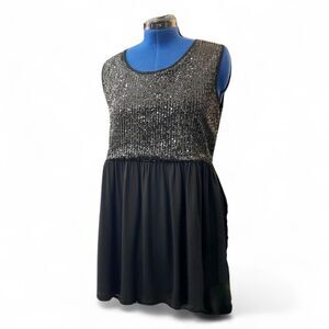 BE STAGE Sparkle and Shine Tank Top, size 2XL